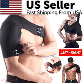 Shoulder Brace Support Compression Sleeve Torn Rotator Cuff Relief Joint AC Pain (Shoulder: Right)
